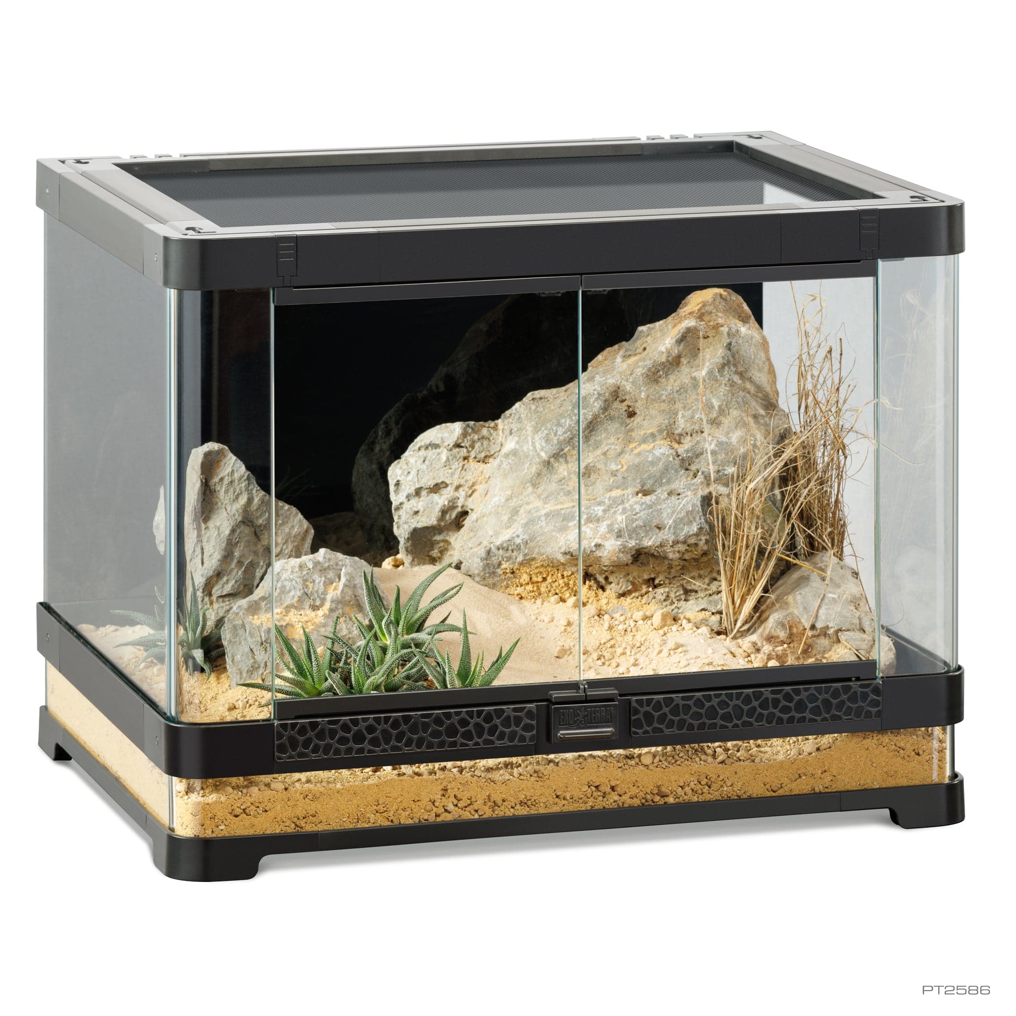 Terrario de Cristal Panorámico Vista Exo Terra — 60x45x45cm